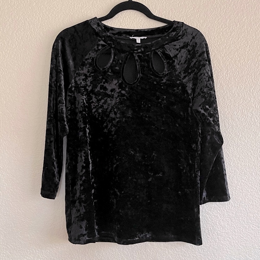 AVA JAMES VELVET TOP